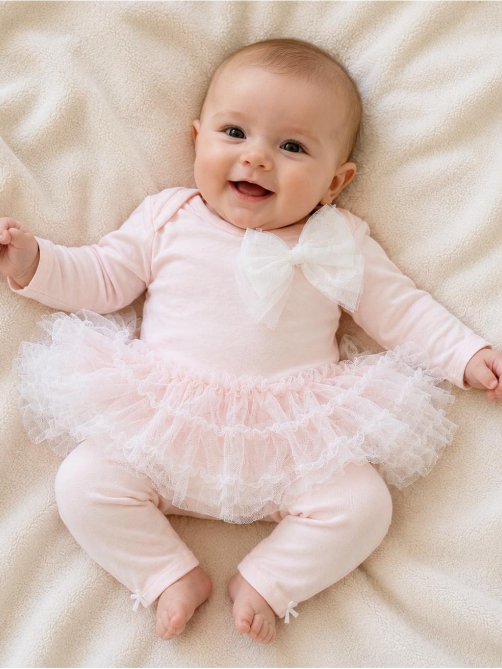 First Impressions Pink Tutu Baby Matching Set